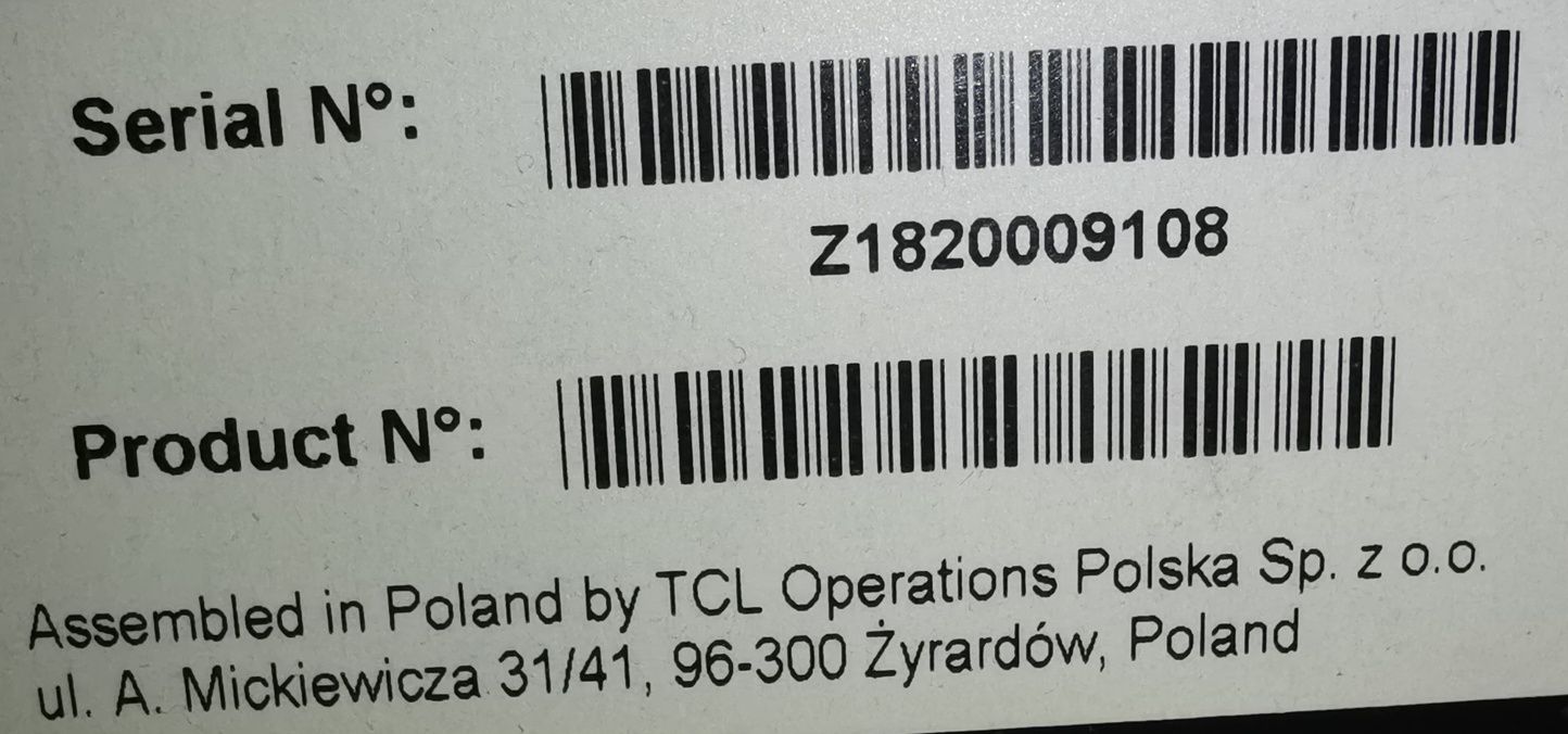 Telewizor THOMSON 40FC3201 40" LED Full HD okazja wysylka