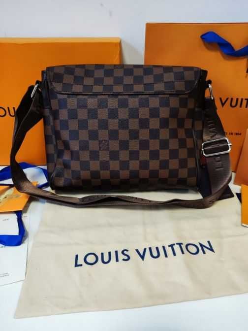 LOUIS VUITTON męska torba Listonoszka, skóra, Francja 41088-1