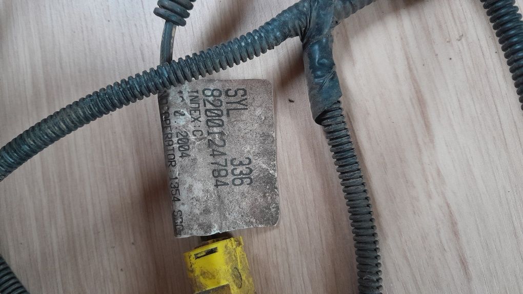 Renault Scenic II Megane II instalacja wiązka halogenów zderzaka