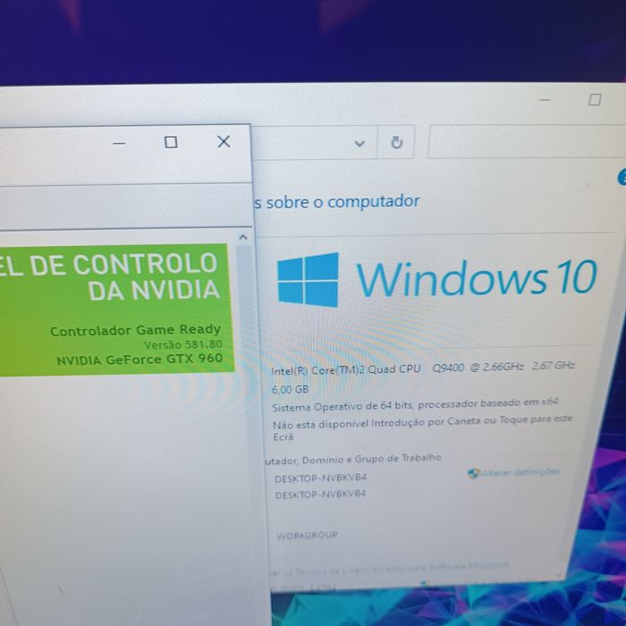 Monitor + PC Gaming Q9400, GTX 960, 6Gb ddr3