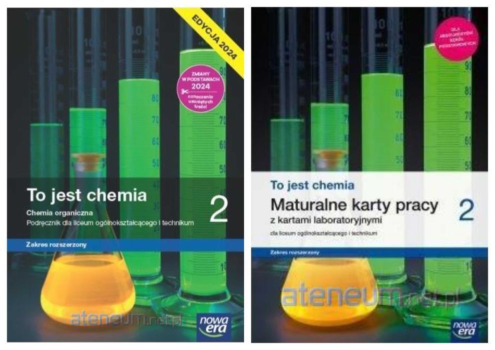 To Jest Chemia 2 Karty Pracy + Podręcznik rozszerzony NOWA EDYCJA 2024