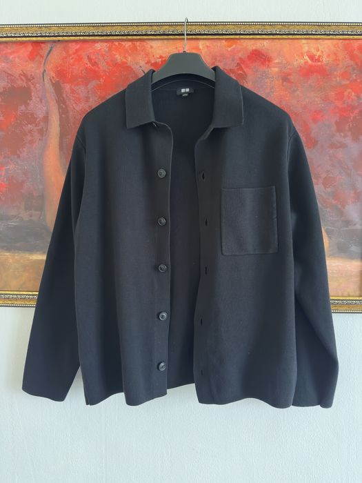 Черный Свитер Uniqlo оригинал Размер L