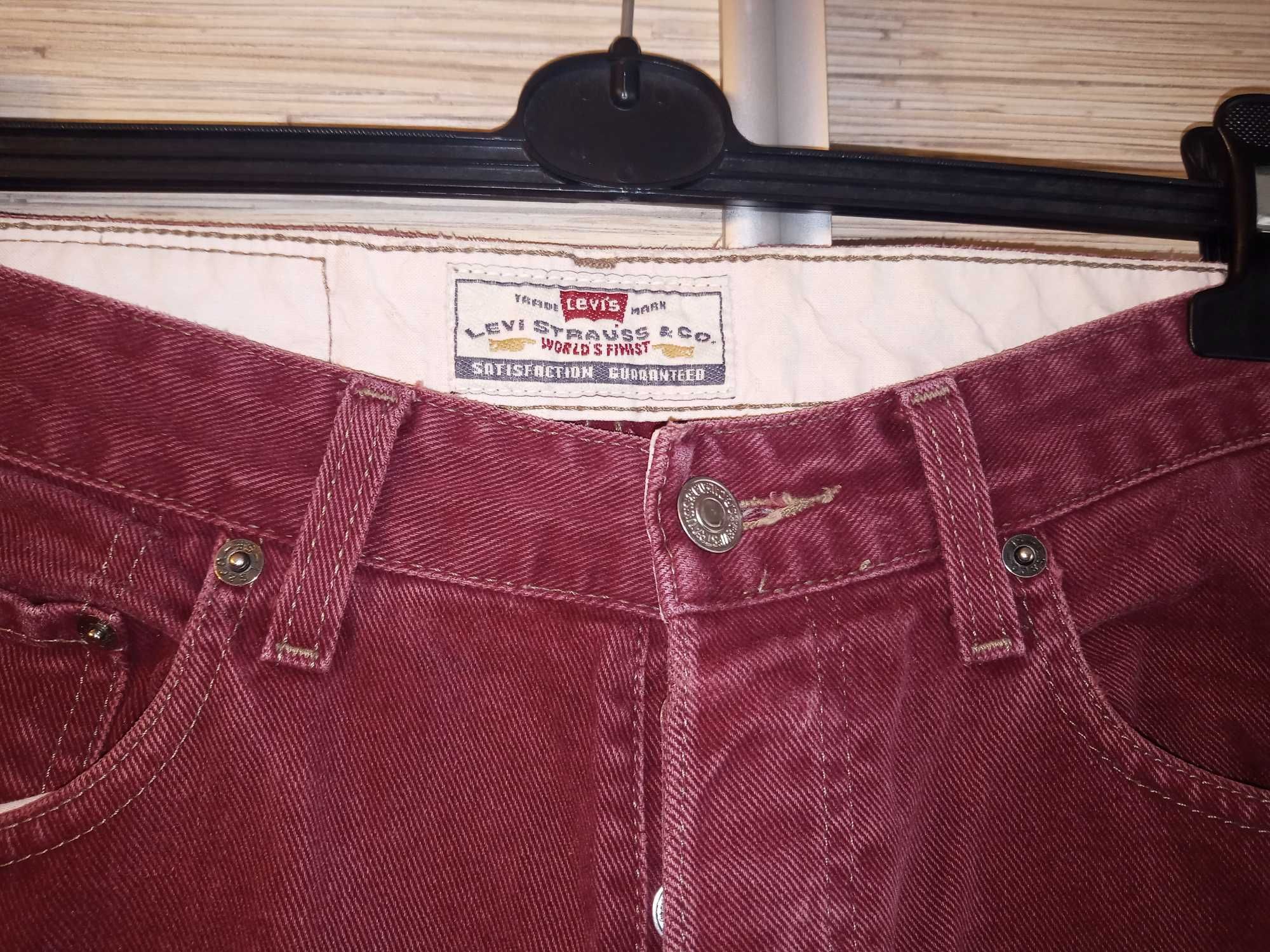 Levis 981 spodnie męskie jeansy Black W 30 L 32