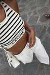 top w paski bluzka Celine