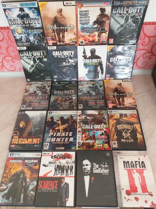 Продам игры на компьютер Stalker. CRYSIS. BATTLEFIELD.