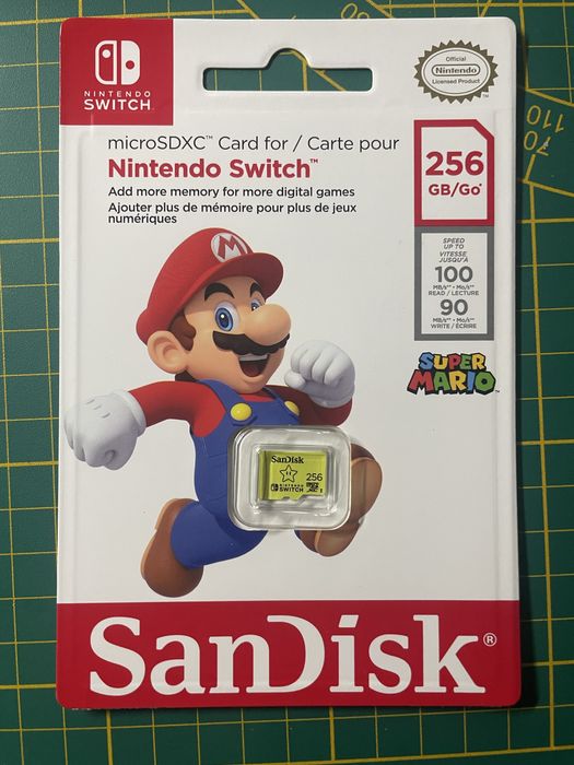 Karta microSDXD Nintendo switch 256gb nowa Sandisk