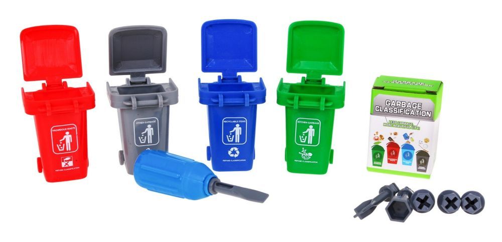 Interaktywna Śmieciarka Dla Dzieci 3+ Nauka Ekologii + 4 Kontenery