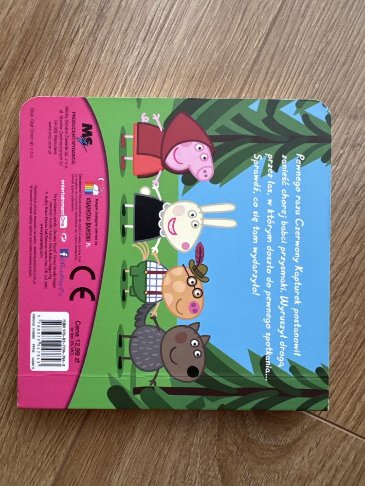 Peppa pig, świnka peppa czerwony kapturek