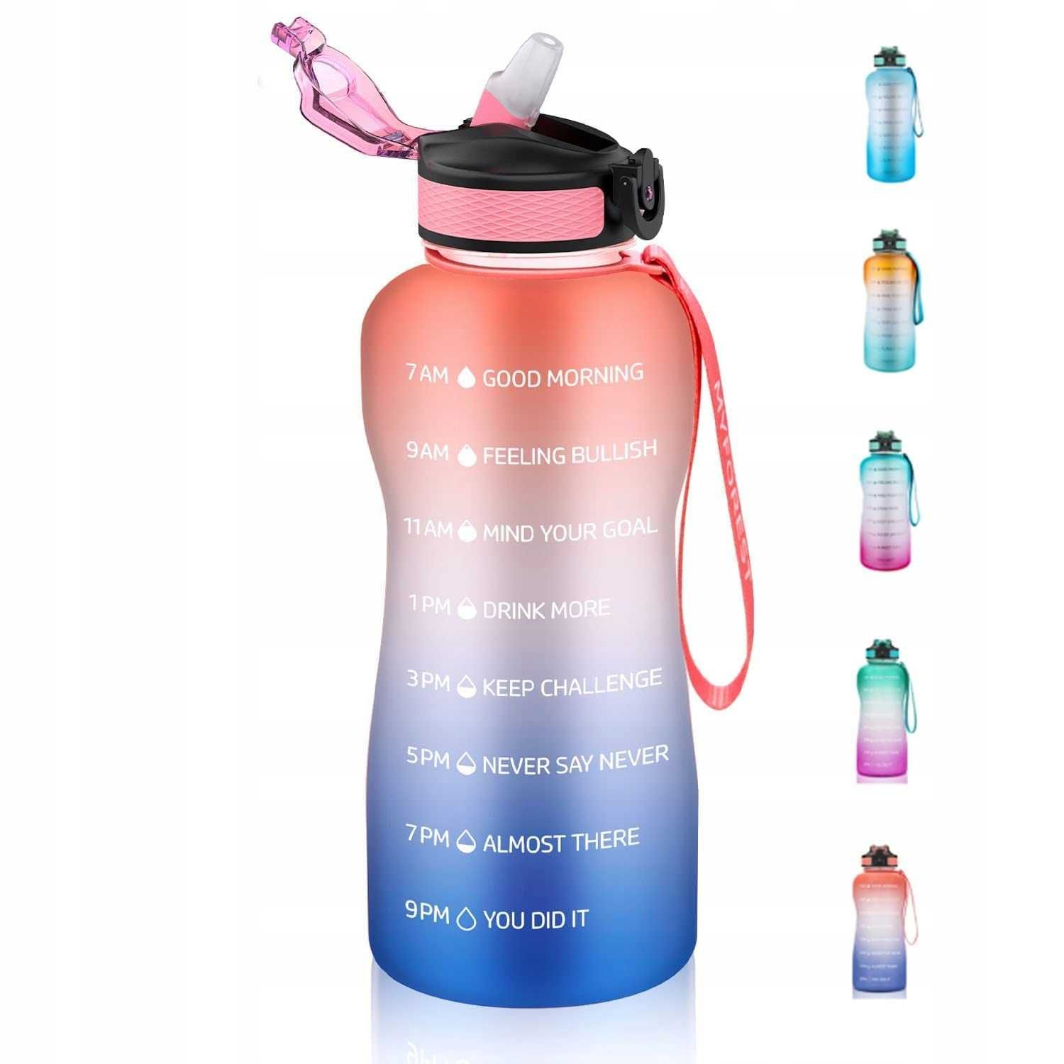 MyForest Butelka na wodę Bez BPA, 2 litrowa