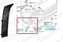 бампера молдинг SUBARU FORESTER (S13), 01.2013 - 12.2018 57731SG120