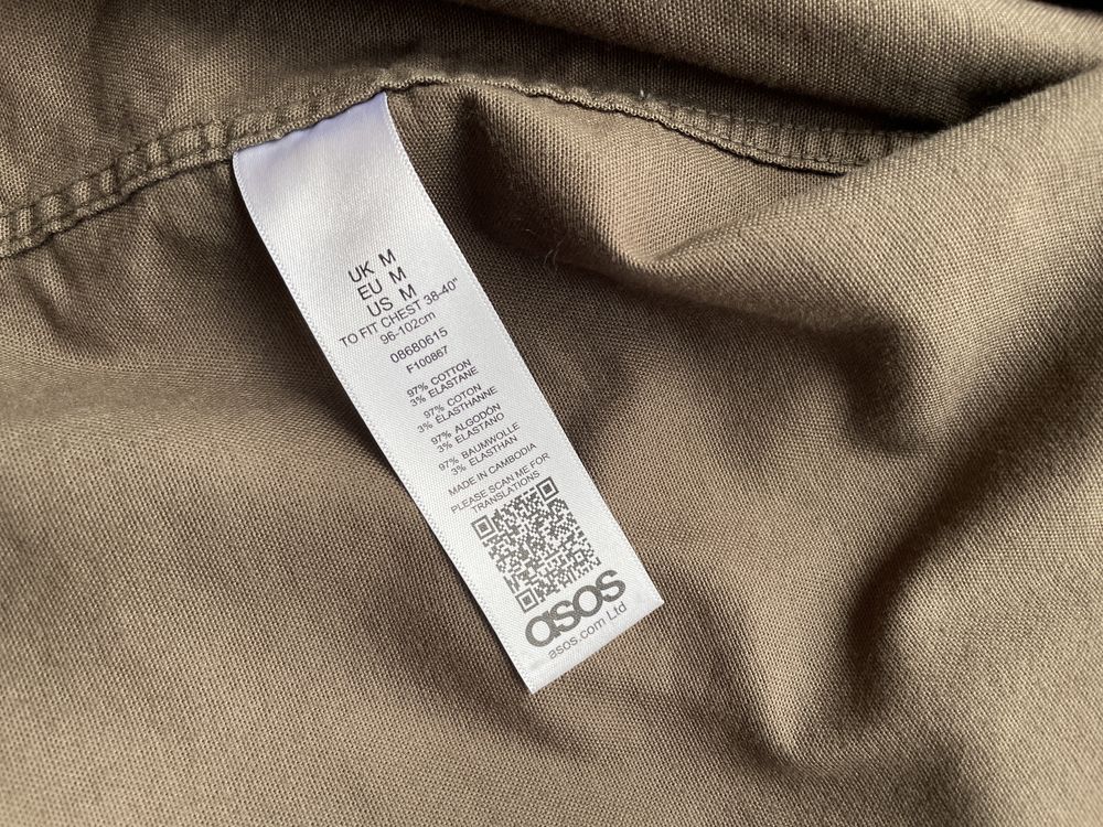Сорочка Asos, без коміра