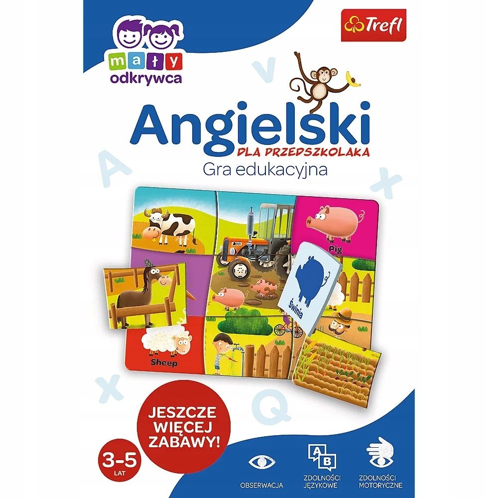 angielski dla najmłodszych, podstawy abc dla 3+ na prezent