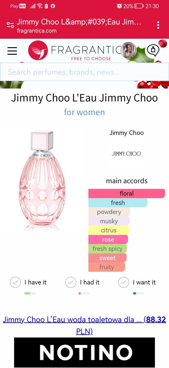 Jimmy Choo L'eau EDT 4,5 ml