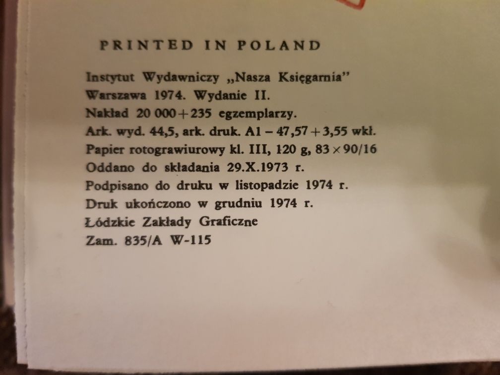 Ignacy Witz Polscy malarze - polskie obrazy NK 1974