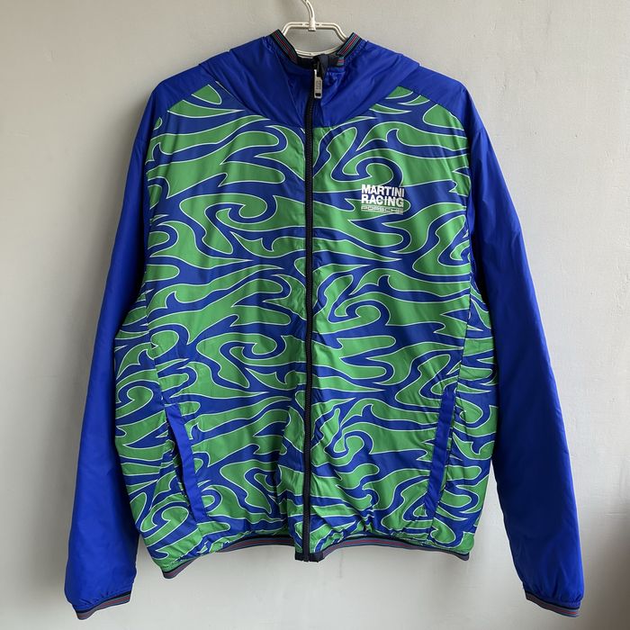 Чоловіча куртка Porsche Martini Racing оригінал зимова двухсороння хл