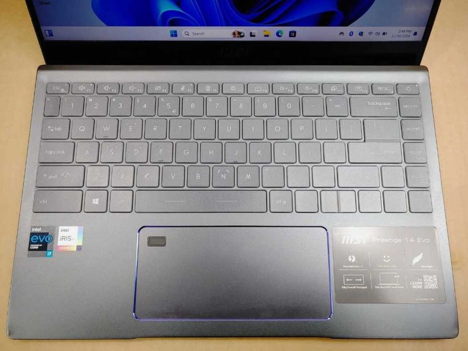 MSI Prestige 14Evo 14" Intel i7 16GB 512SSD