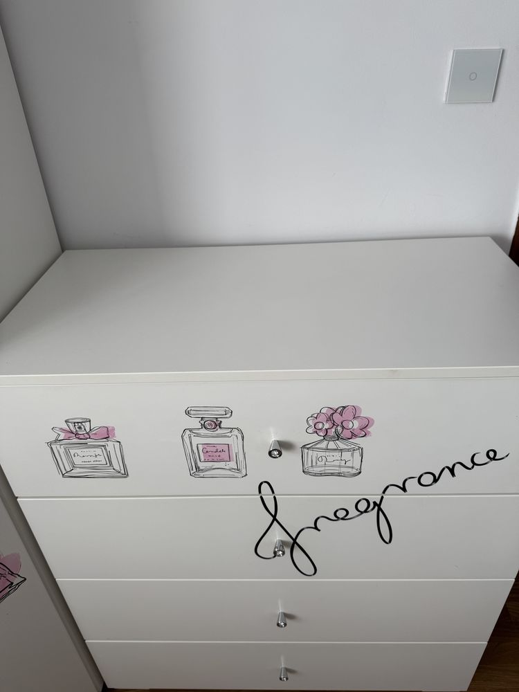 Meble młodzieżowe dziecięce Meblik Fashion Pink + gratisy