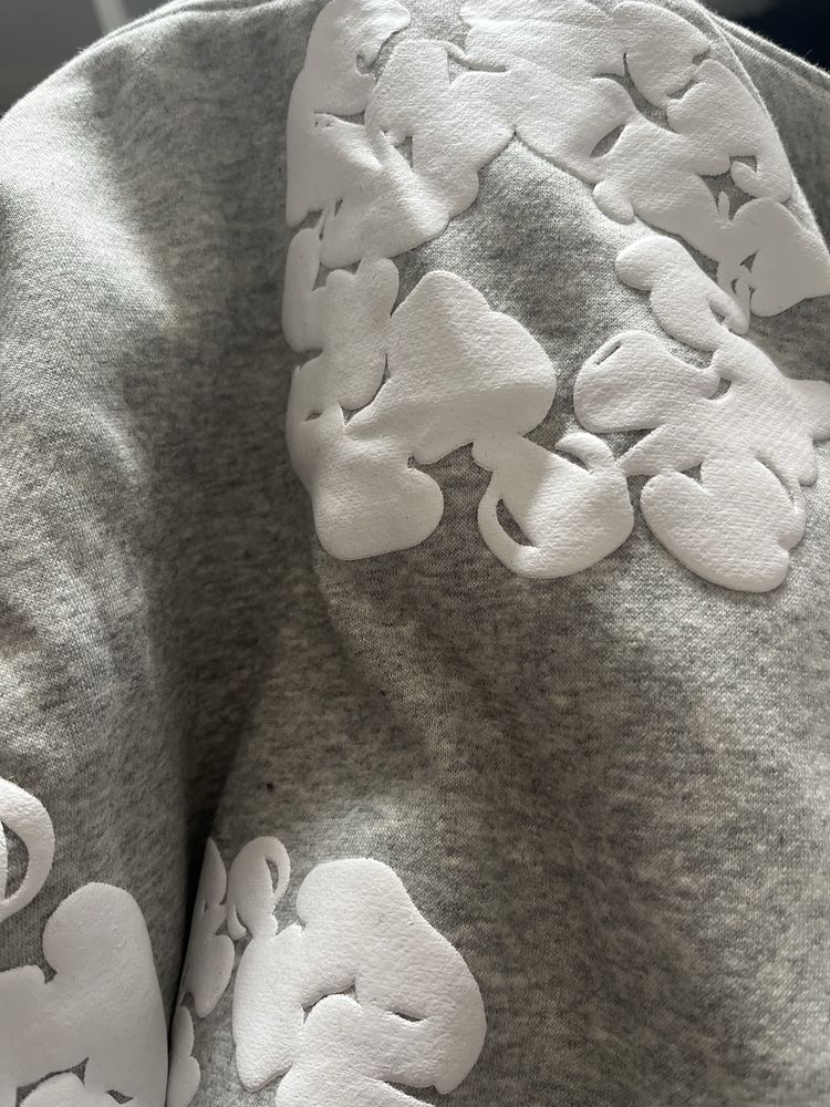 Hoodie Cinzento Denim Tears