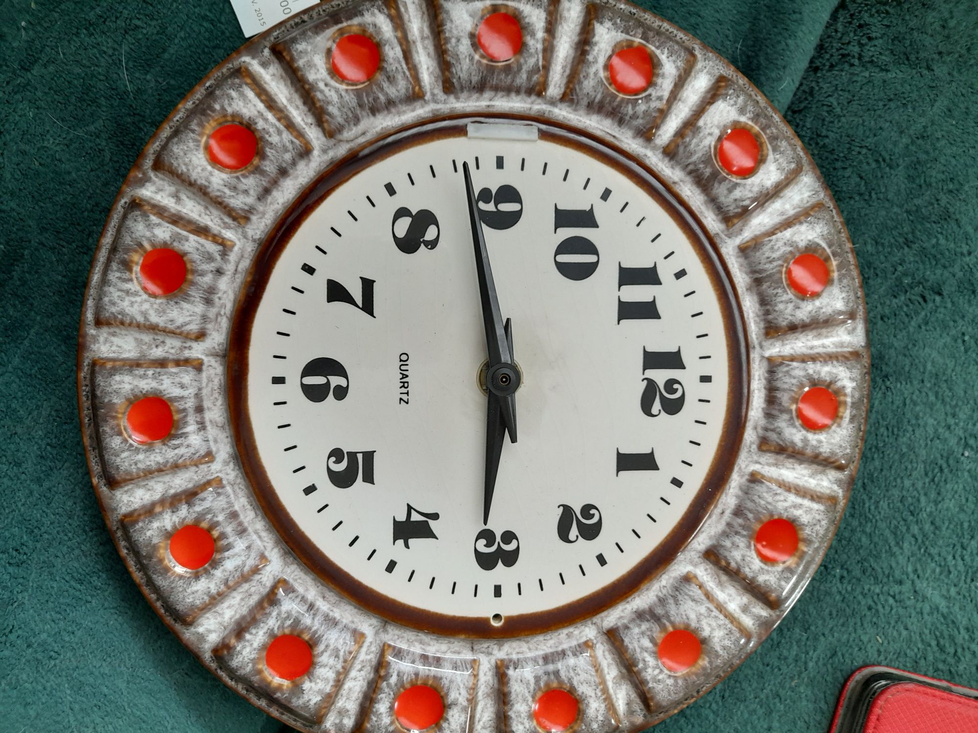 Zegar ścienny ceramiczny Junghans quartz