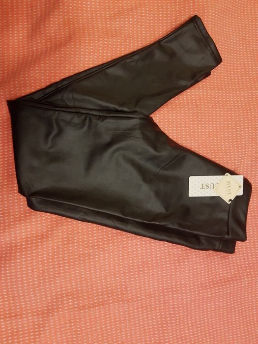 Nowe getry skórzane getry skórka ocieplane