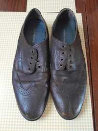 Туфли кожаные мужские коричневые