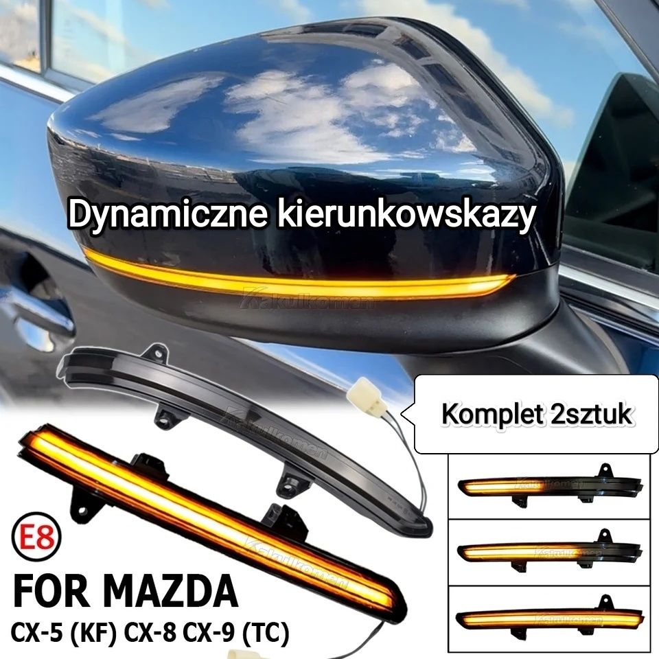 Dynamiczne  pływające kierunkowskazy Mazda CX5