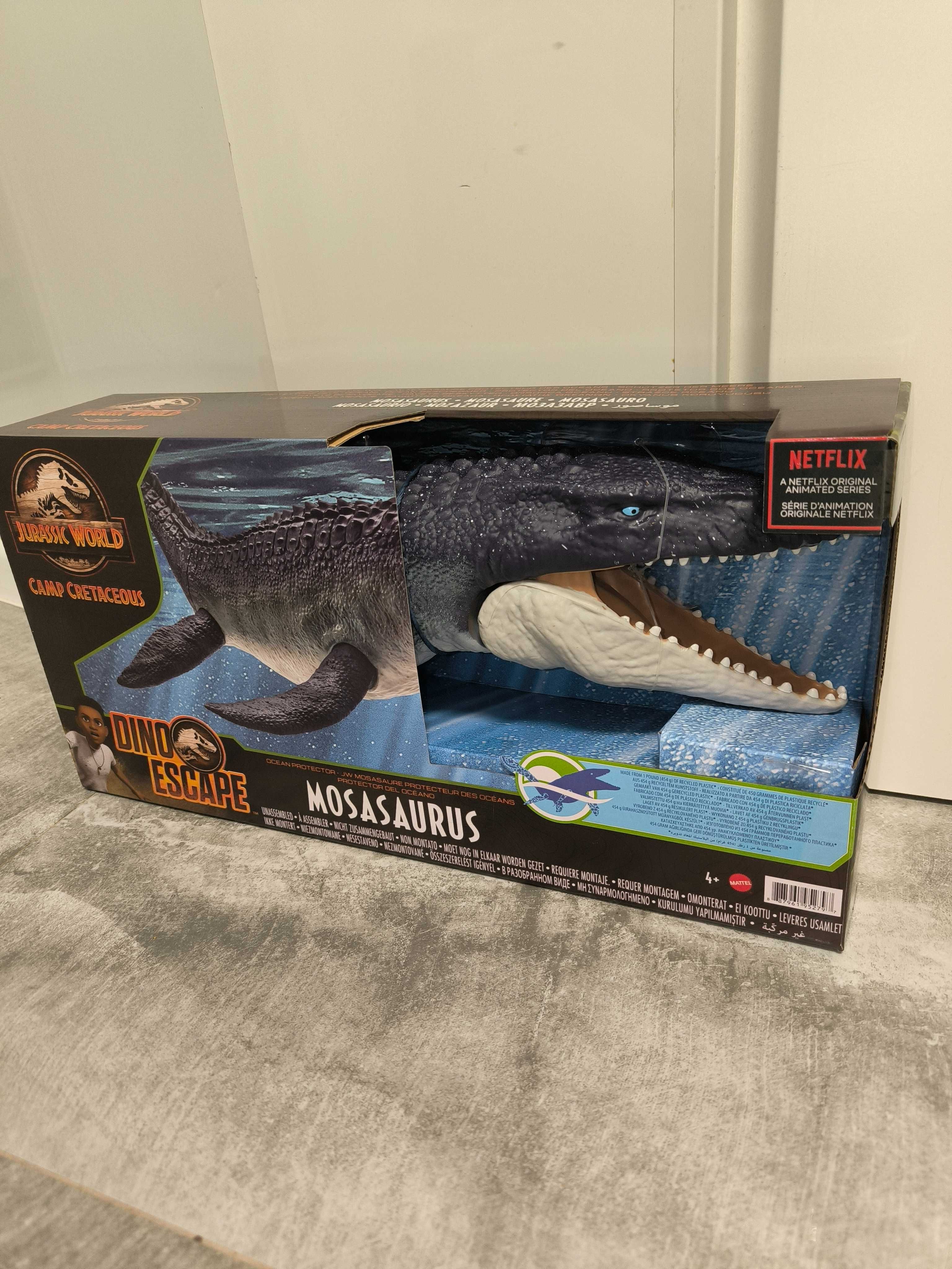 Dinozaur rekin Jurassic World duży 71 cm  mosasaurus mozozaur mozosaur