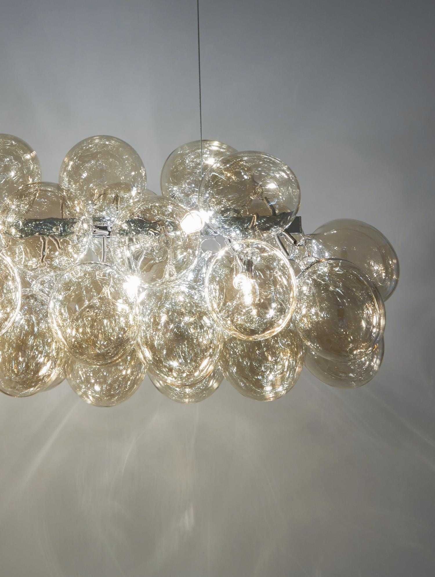 Lampa wisząca ze szkła Gross Bar