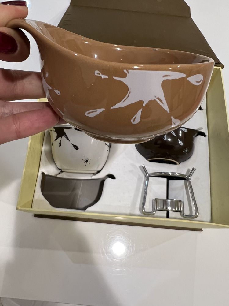 Conjunto para fondue de chocolate