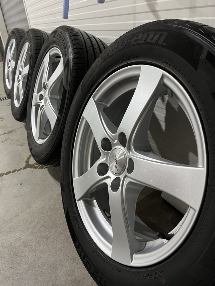 Komplet felg aluminiowych 16” 5x108 + opony Laufen S FIT EQ 225/50 R16