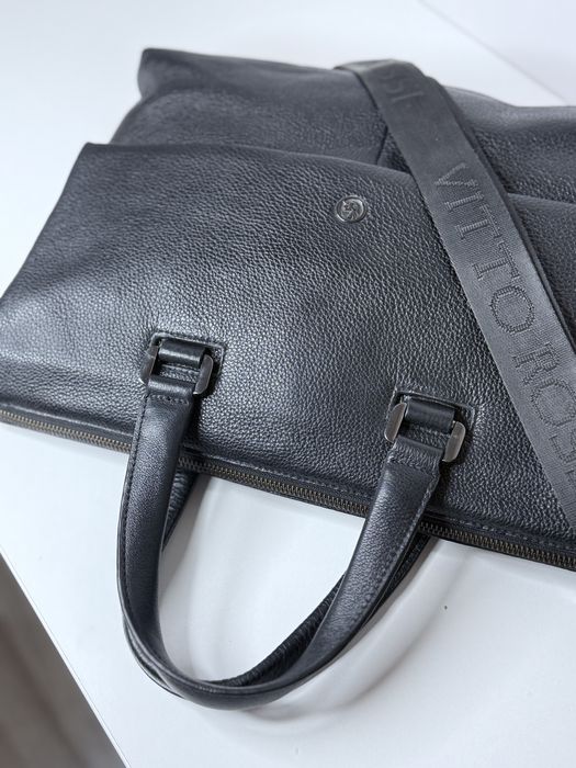 Чоловіча шкіряна сумка портфель під ноутбук Vitto Rossi