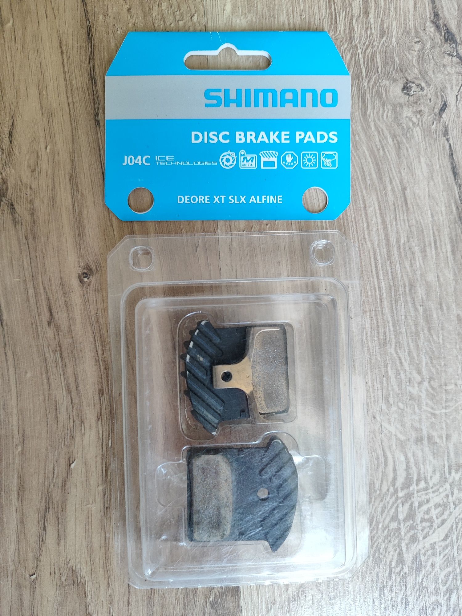 Klocki hamulcowe Shimano J04C metaliczne