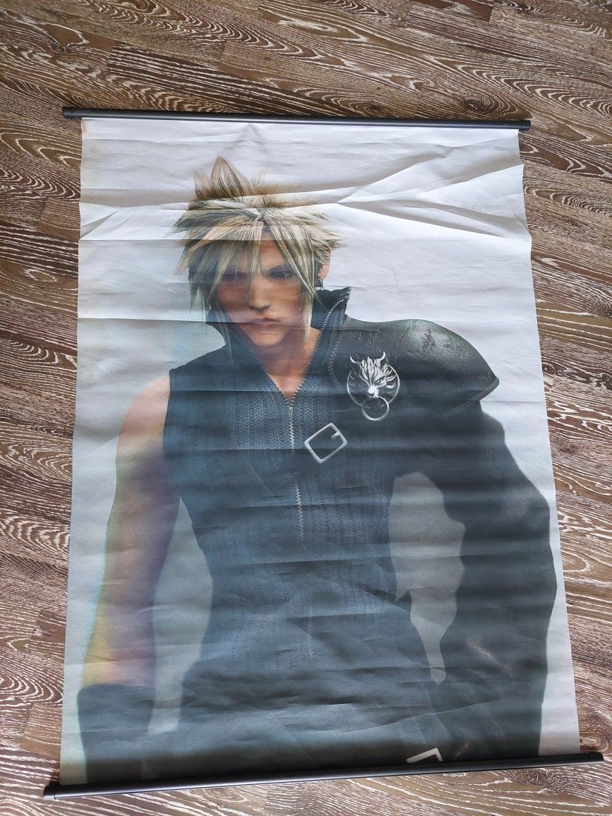 Final Fantasy 7 plakat z rolki materialowy