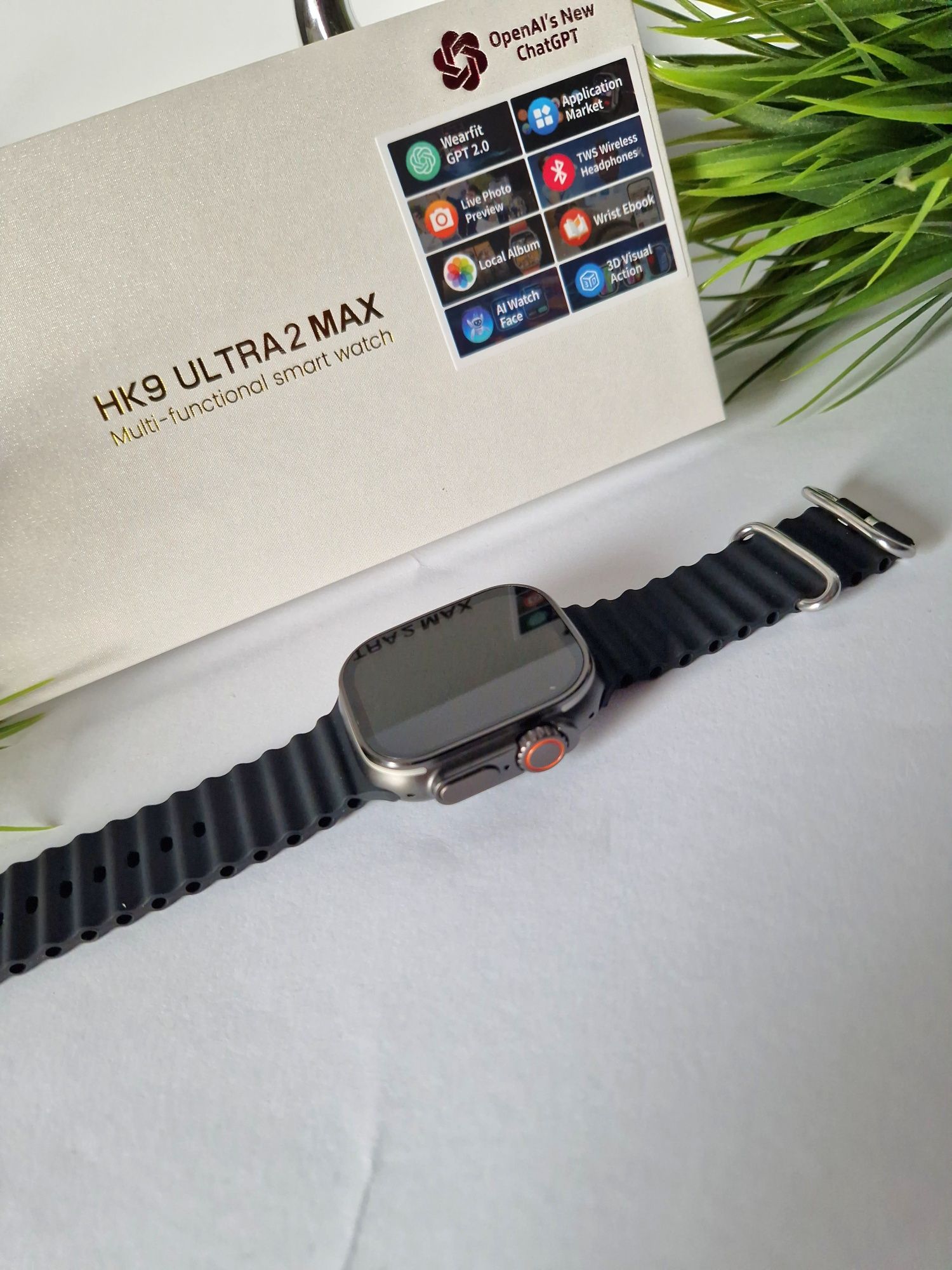 Hk9 ultra 2 max, 4 gen, amoled watch