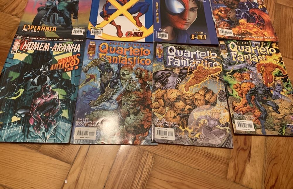 Revistas marvel devir. quarteto fantastico,homem aranha,xmen,etc