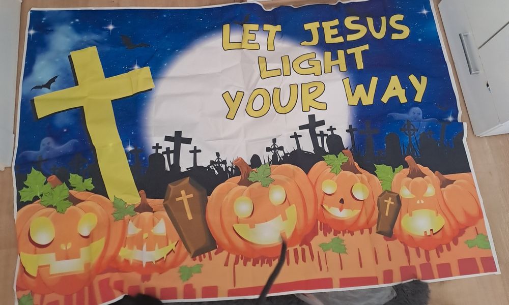 Tło na zdjecia na Halloween