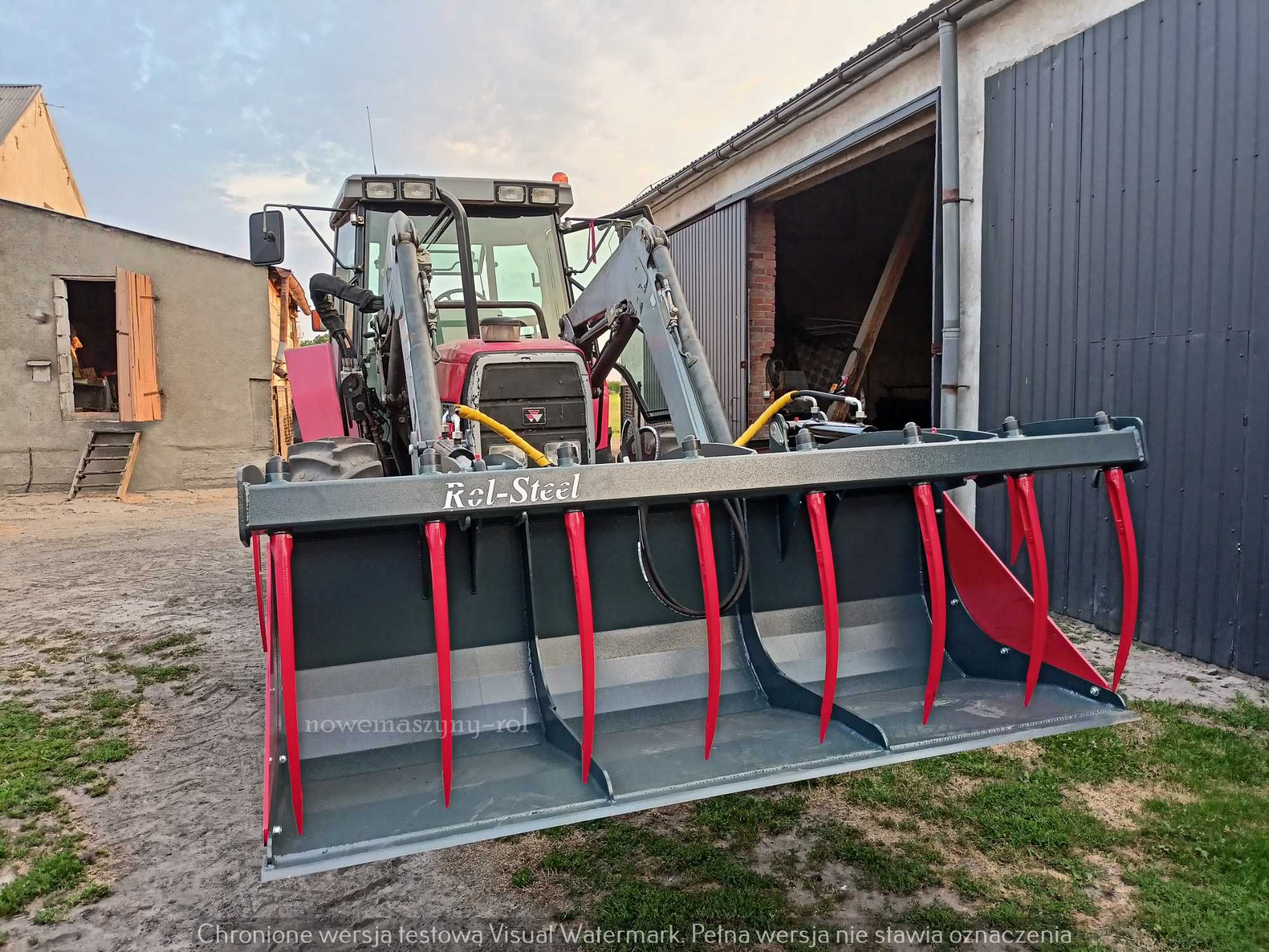 szuflo szypo łycho łyżko widło krokodyl krokodyle euro sms jcb manitou