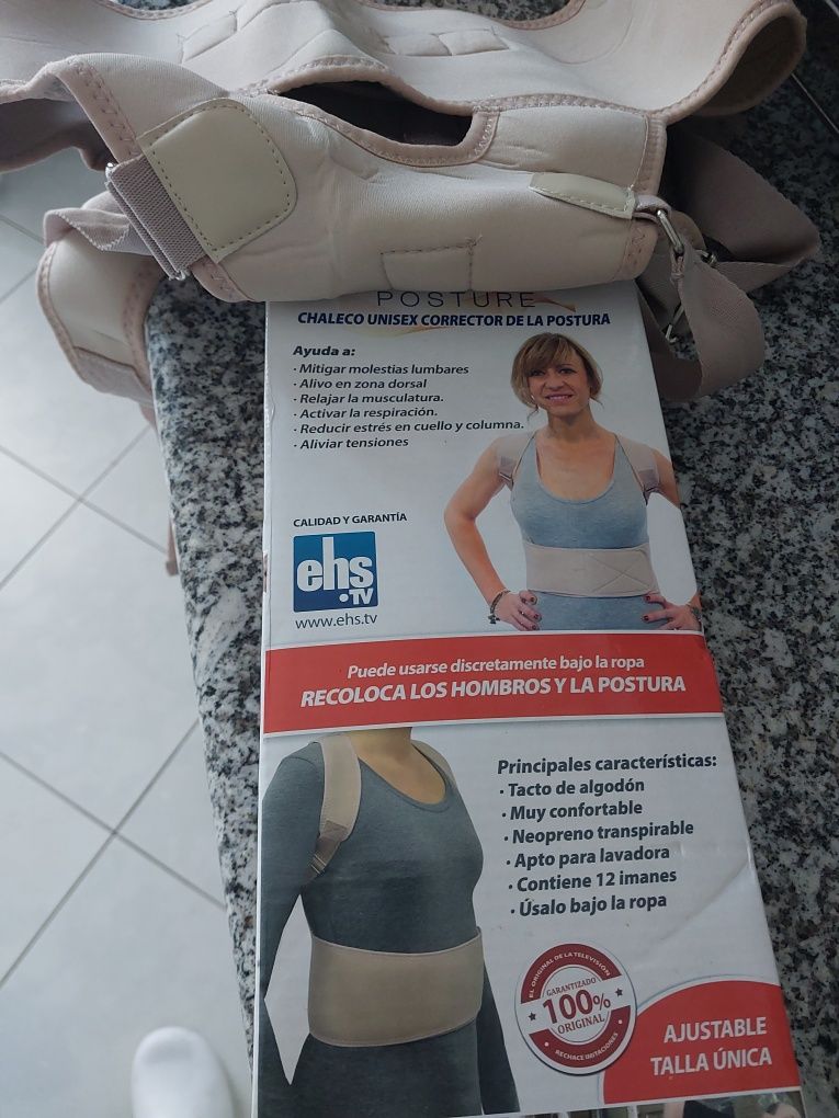 Colete corretor coluna