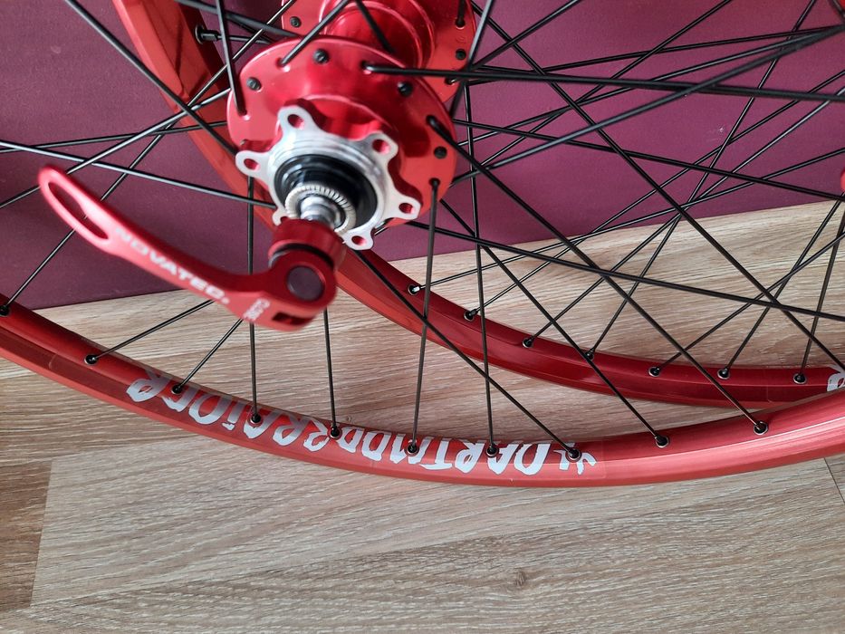 Nowe koła 26 dartmoor novatec bardzo mocne pancerne dirt mtb