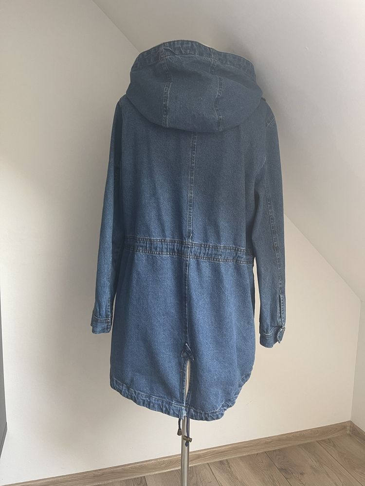 Kurtka jeansowa parka z kapturem Brave Soul r.44