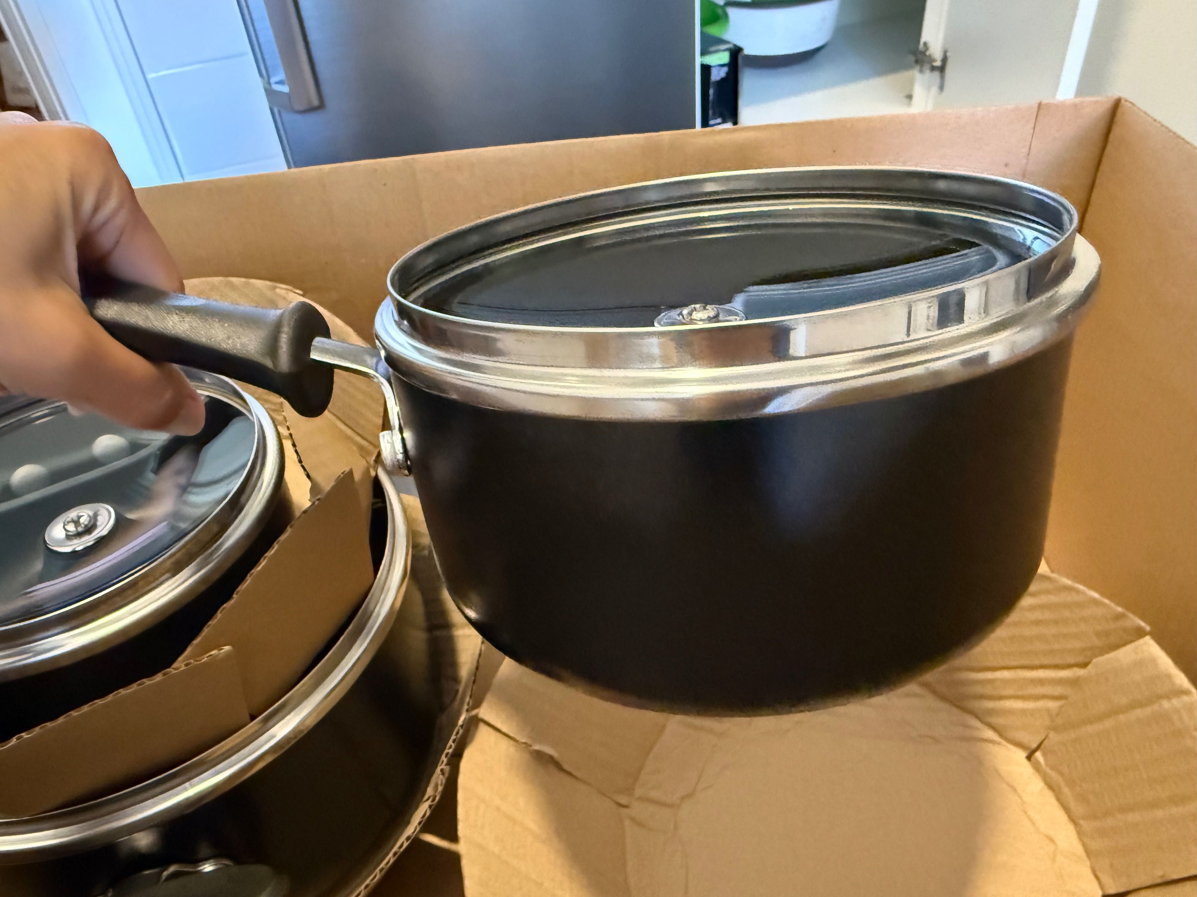 Conjunto de 3 Panelas | Para fogão a gás ou eléctrico (NÃO indução)