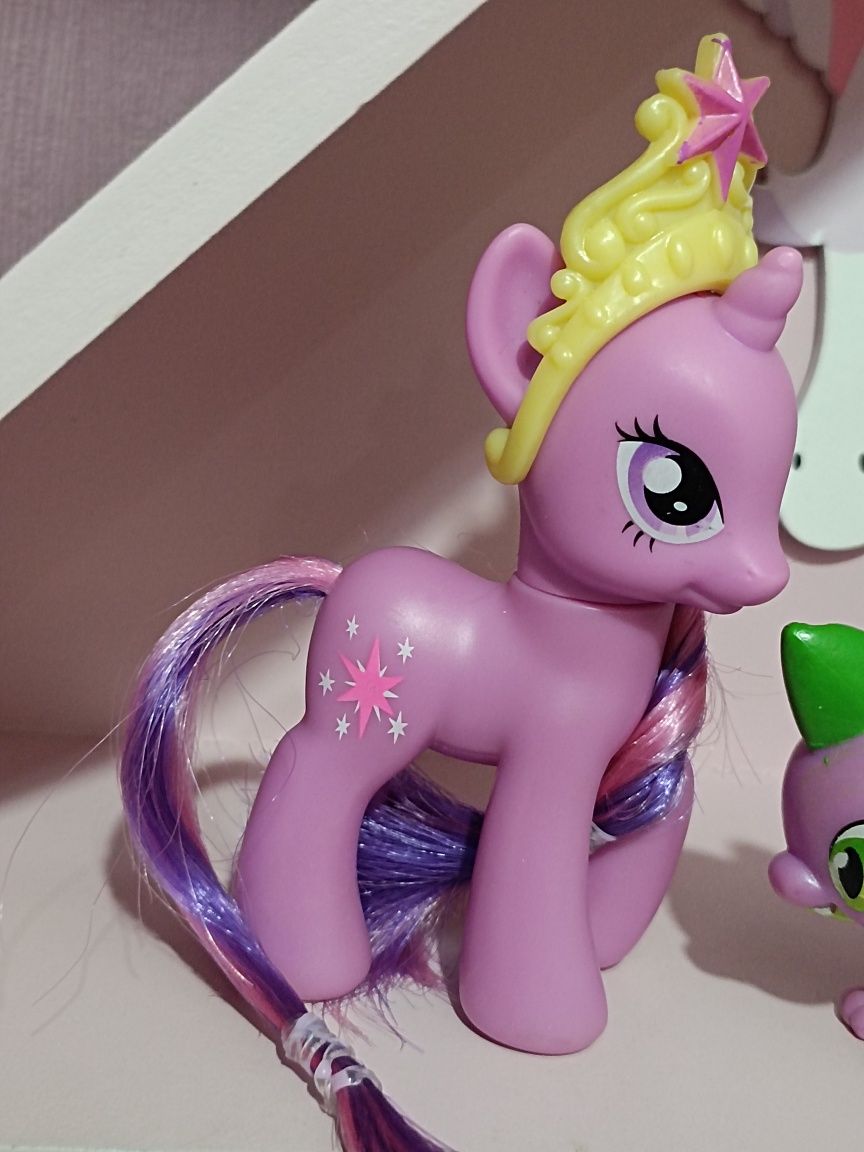 My Little Pony kompletny zestwe Celestia Spike Twilight G4 Hasbro MLP