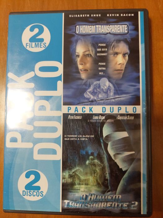 Dvd O homem transparente & homem transparente 2