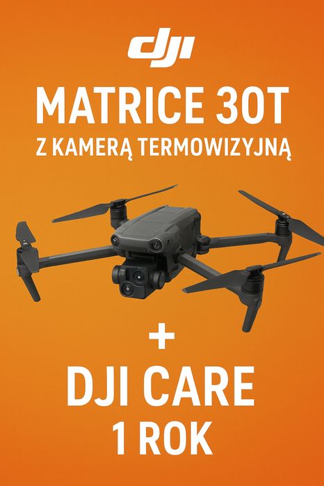 Dron DJI Matrice 30T C2 z kamerą termowizyjną - gwarancja - NIEUŻYWANY