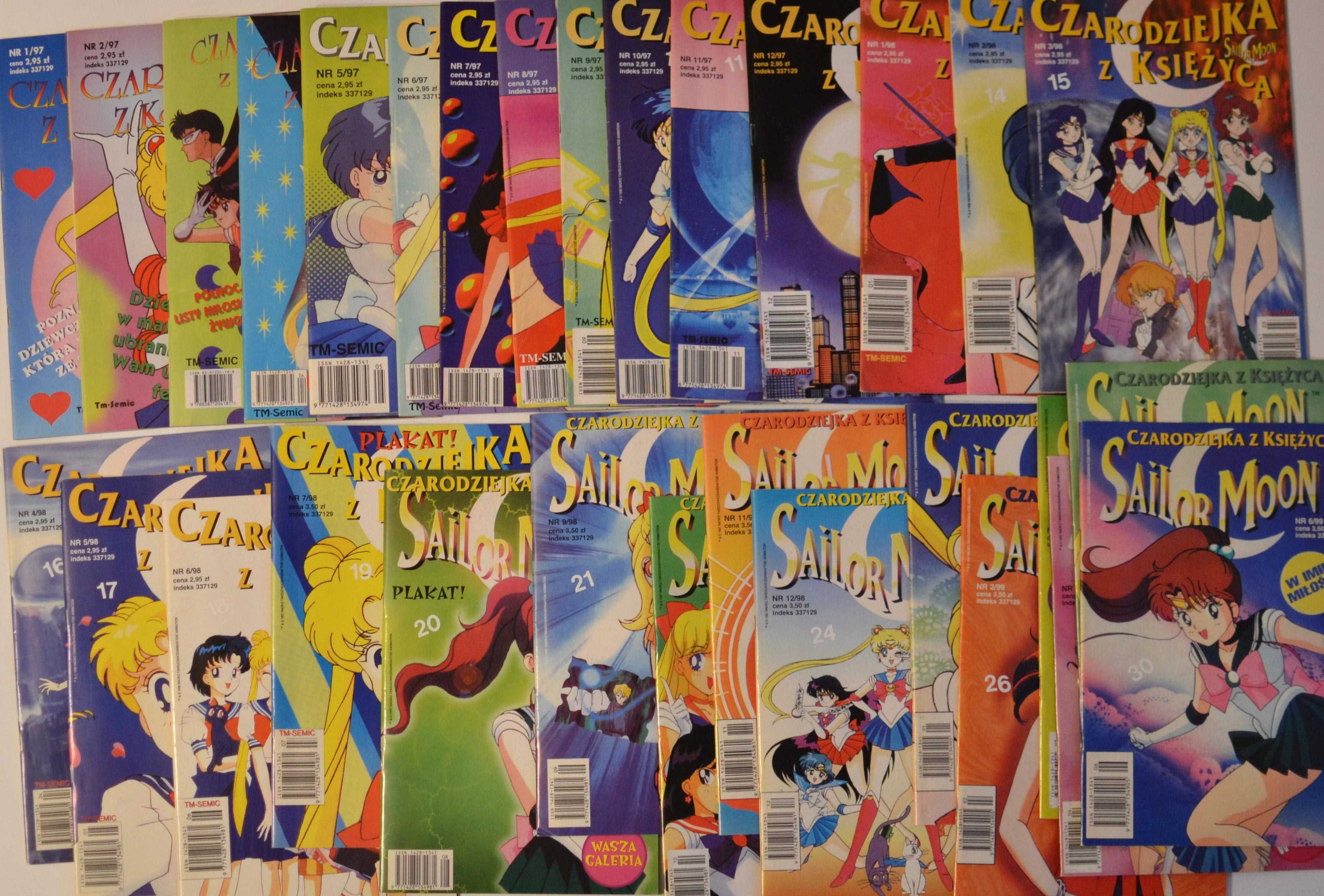 Czarodziejka z księżyca Sailor Moon 1997 tm semic Całość lub na sztuki