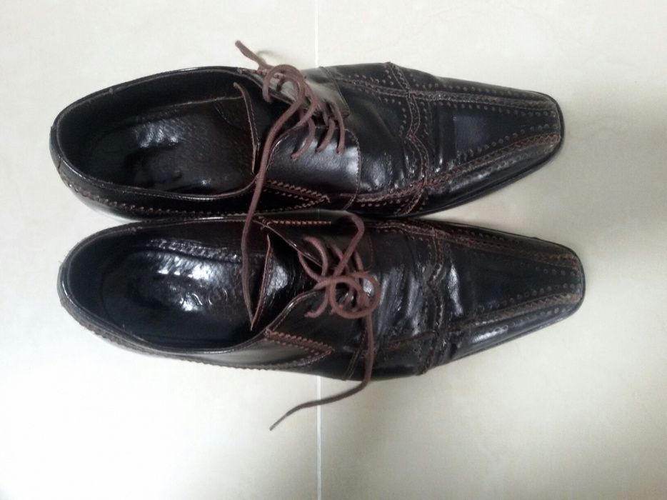 Buty garniturowe SKÓRA jak NOWE