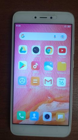 Смартфон Xiaomi Redmi Note 5A, Gold, 2/16G