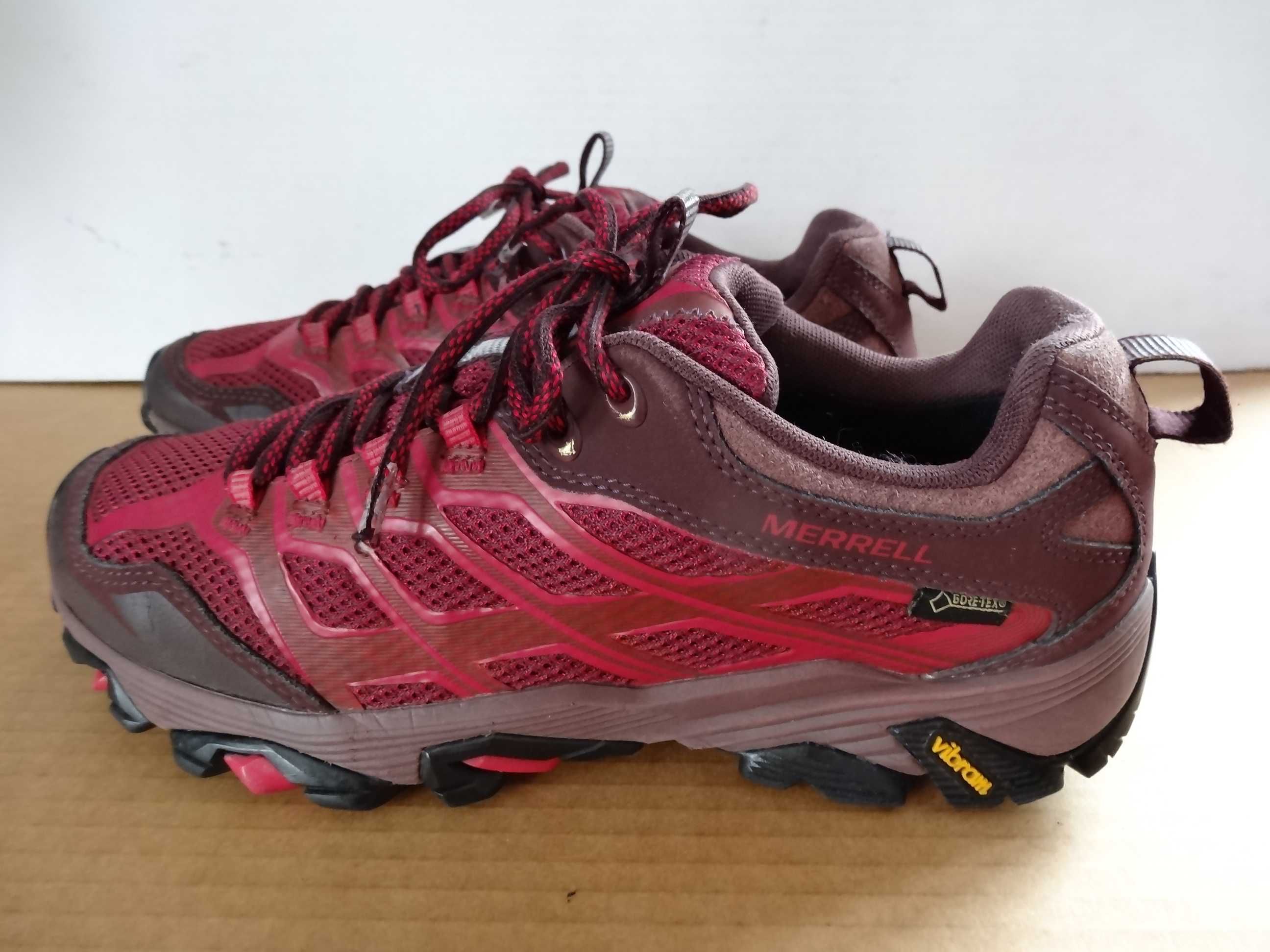 Buty MERRELL MOAB FST GTX roz 40,5 GORE-TEX Vibram Trekking Turystyka
