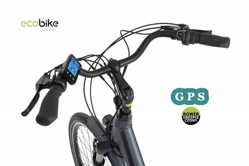 Rower elektryczny Ecobike Traffic NaviaBlue17,5Ah+GPS+Ubezp.AC w cenie