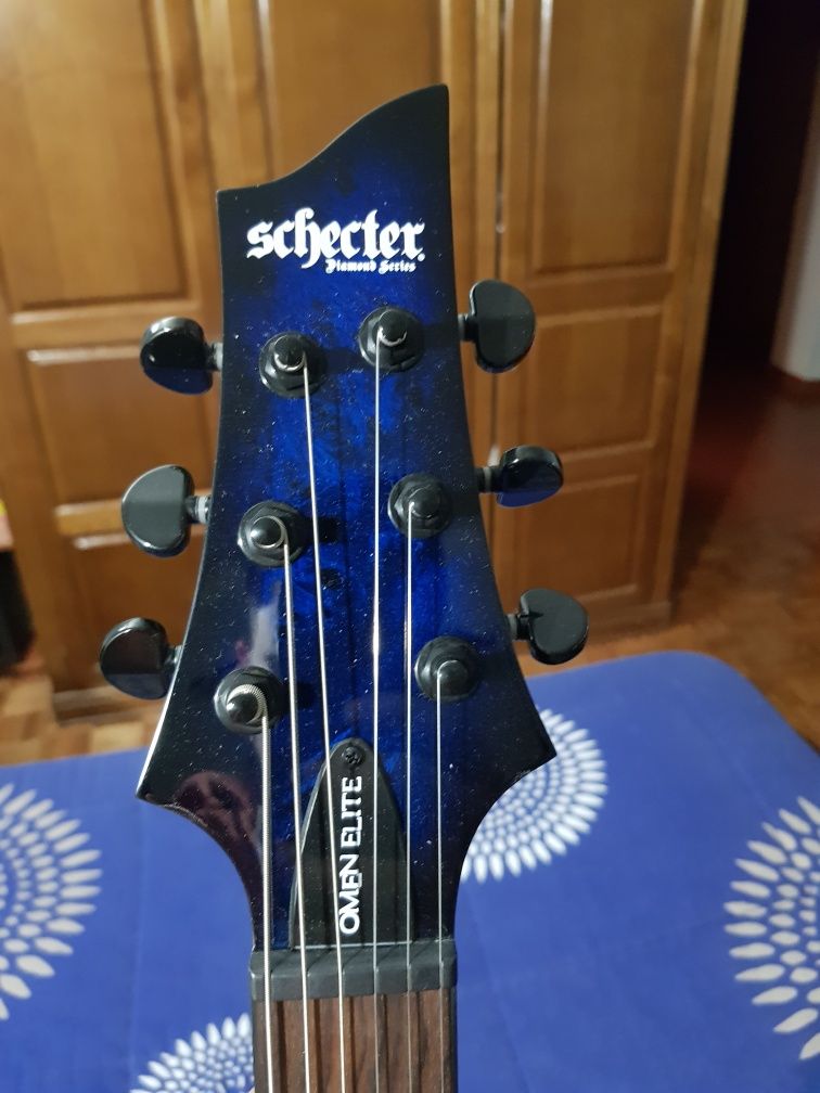 Schecter Omen Elite 6 blue